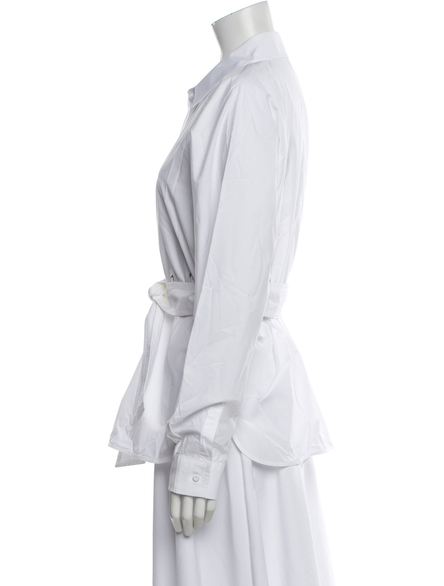 Max Mara Long Sleeve Button-Up Top