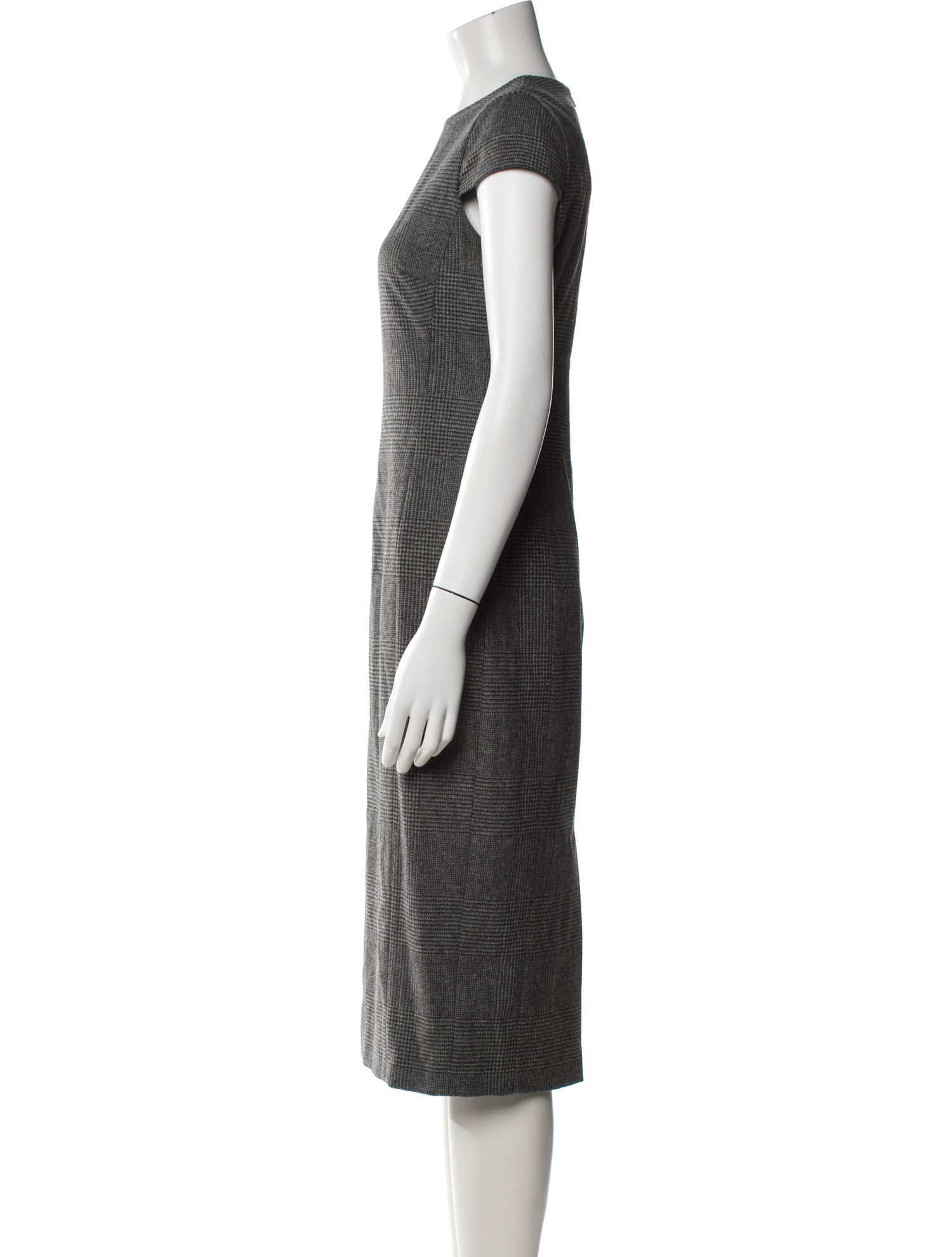 Max Mara Virgin Wool Knee-Length Dress
