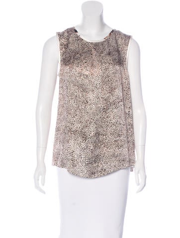 MaxMara Printed Silk Top w/ Tags
