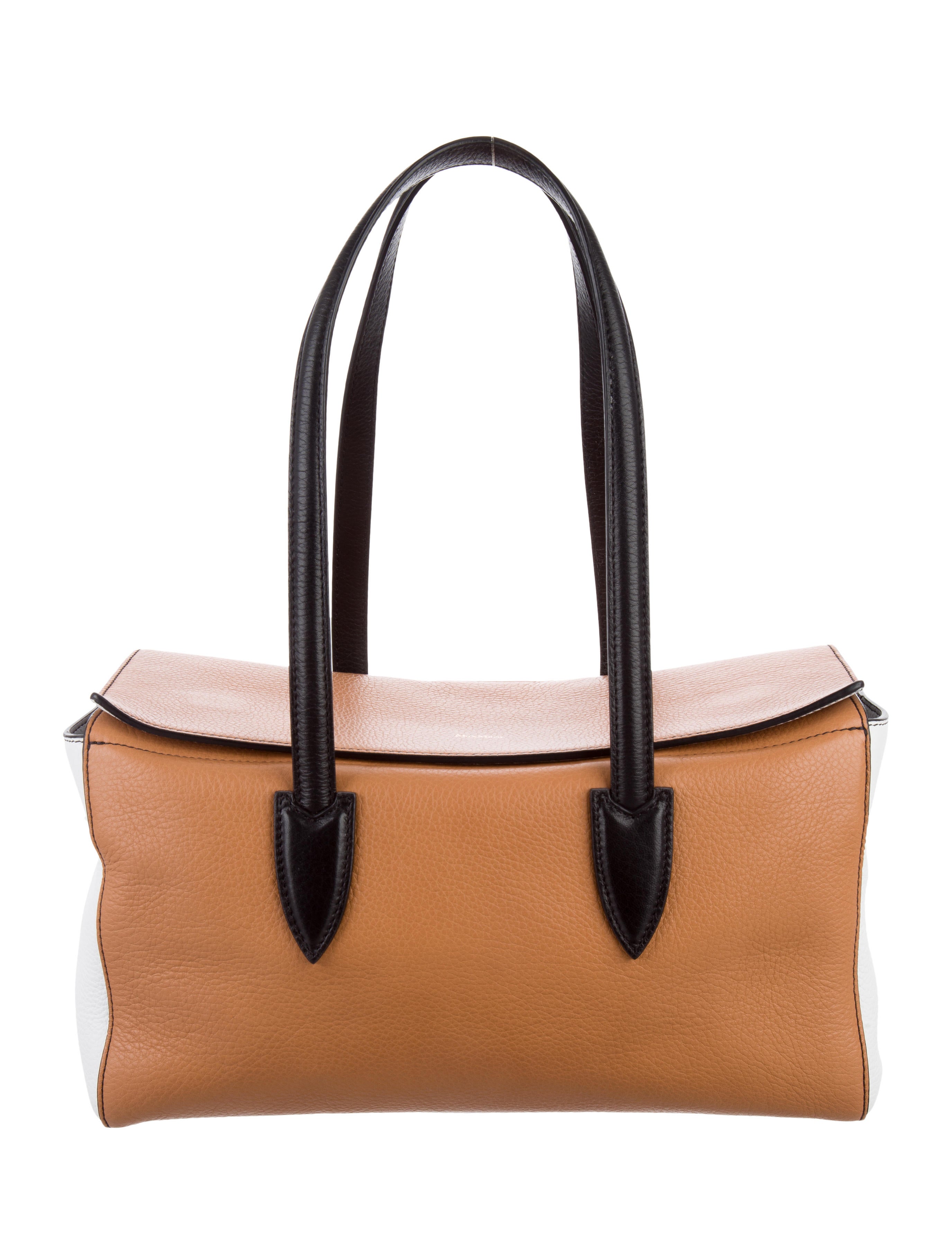 Max Mara MaxMara Medium Bowling Bag - Brown Shoulder Bags