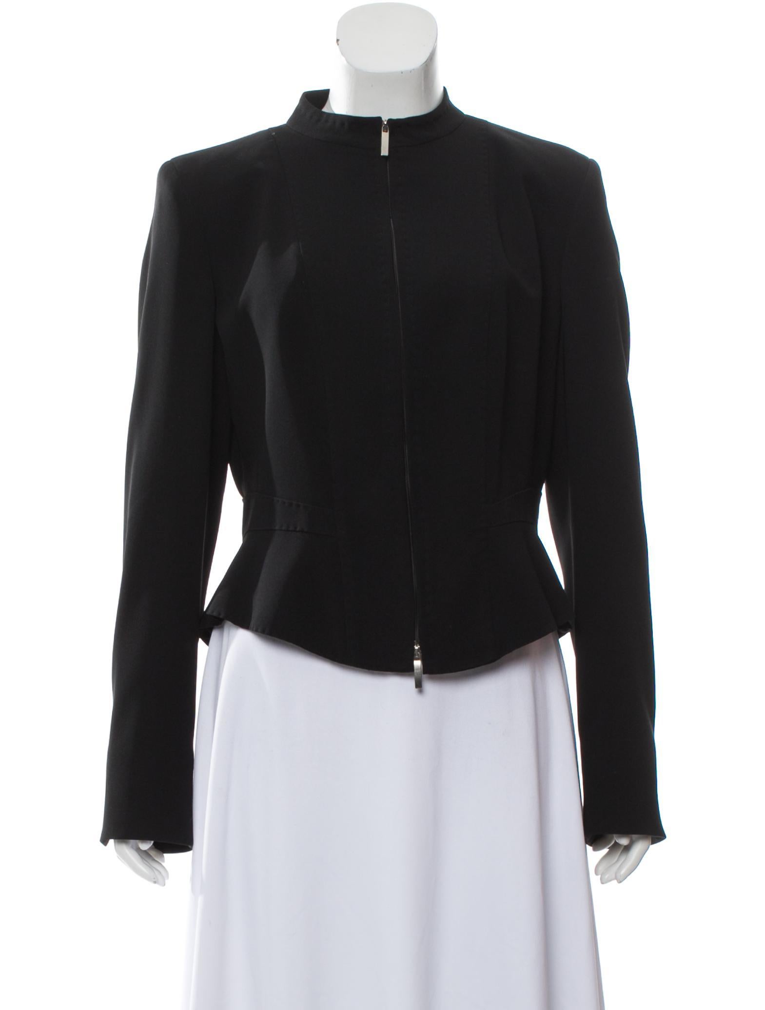 Max Mara Structured Mock Neck Blazer