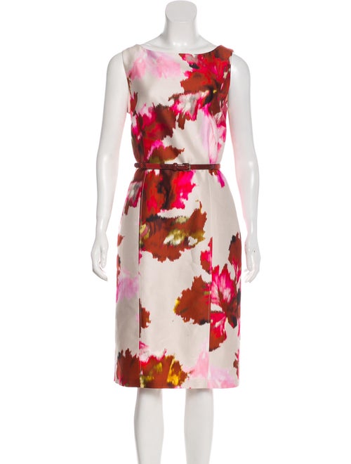 MaxMara Sleeveless Midi Dress White