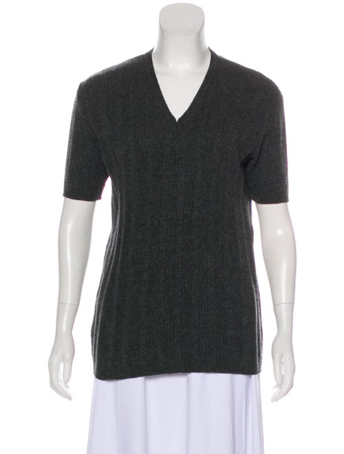 Max Mara Short Sleeve Cashmere Sweater