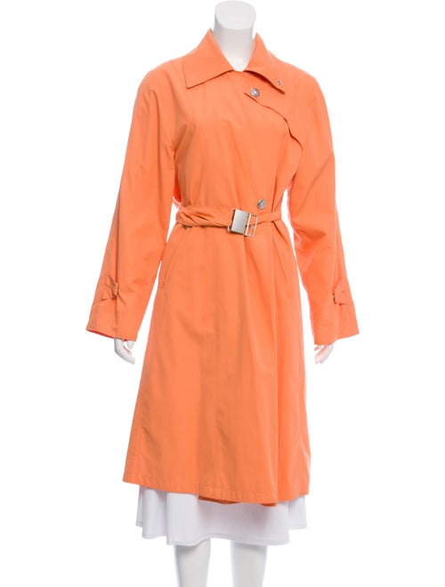 Max Mara Belted Trench Coat Orange