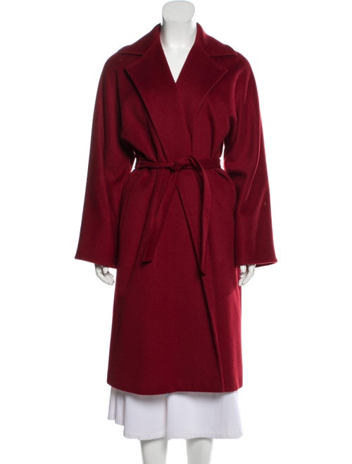 Max Mara Camel Hair Coat Red