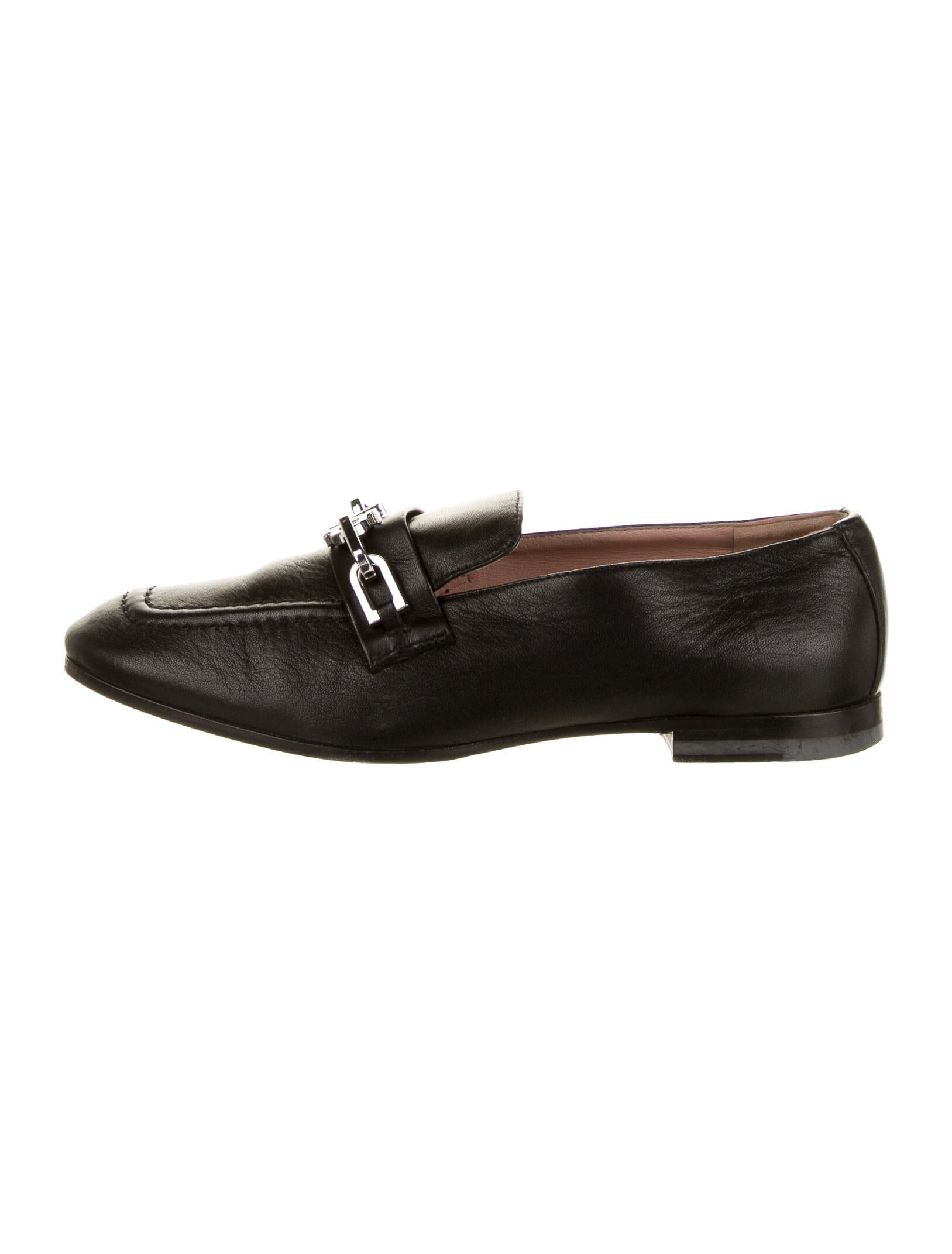 Max Mara Leather Loafers Shoes MMA56370 The RealReal