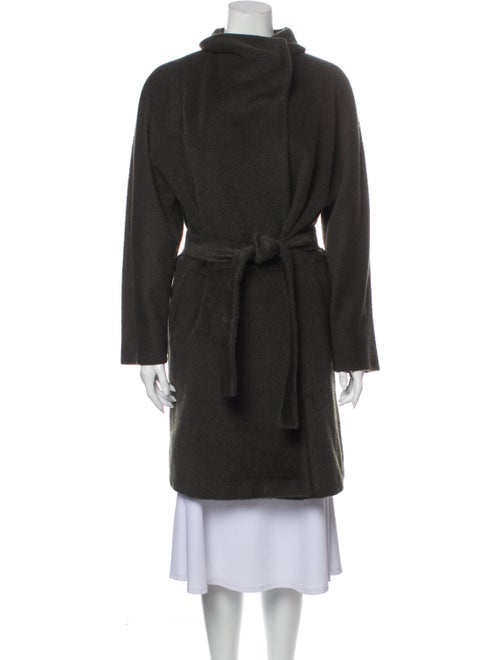 Max Mara Alpaca Coat Green