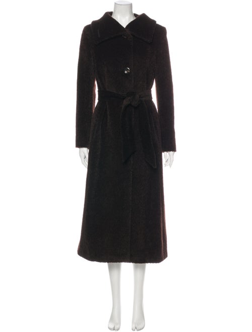 Max Mara Alpaca Coat Brown