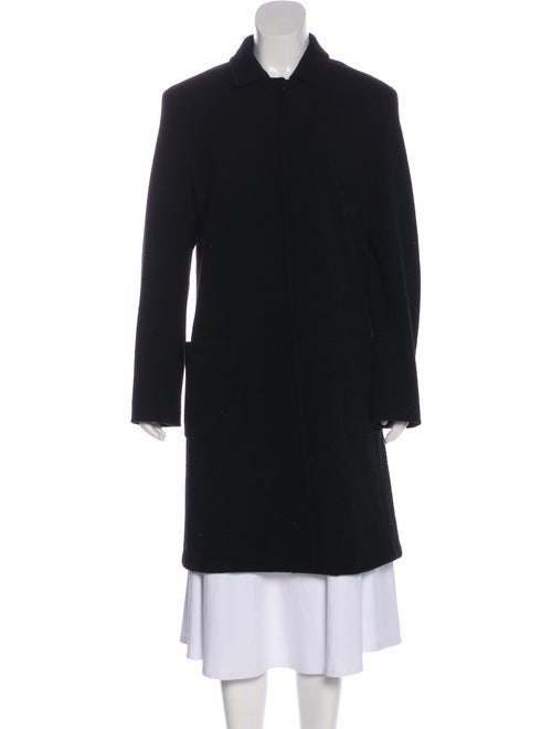 Max Mara Long Wool Coat Black