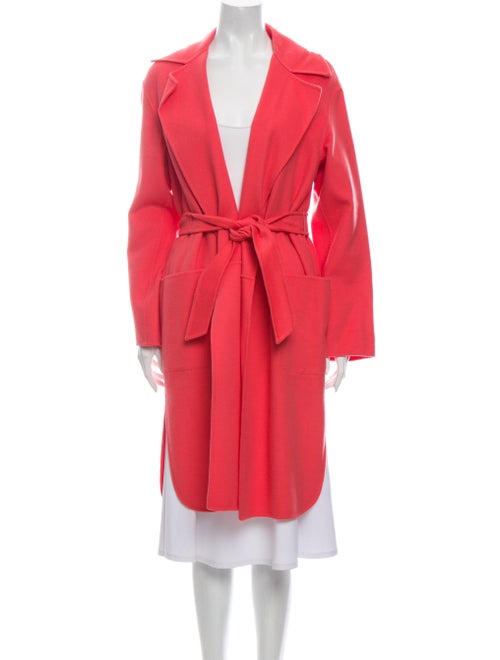 Max Mara Virgin Wool Trench Coat Wool