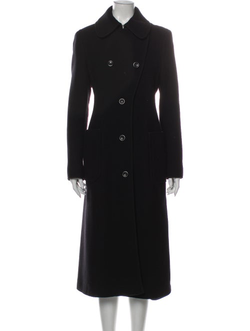 Max Mara Virgin Wool Trench Coat Wool