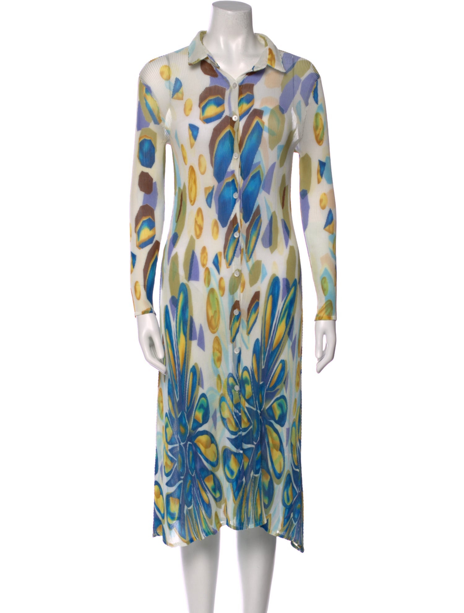 Masaki Matsuka Printed Midi Length Dress