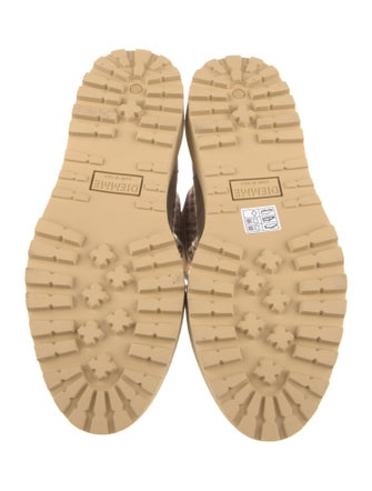 Diemme Houndstooth Print Hiking Boots