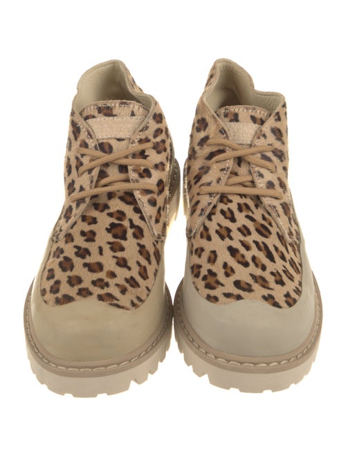 Diemme Ponyhair Printed Lace-Up Boots