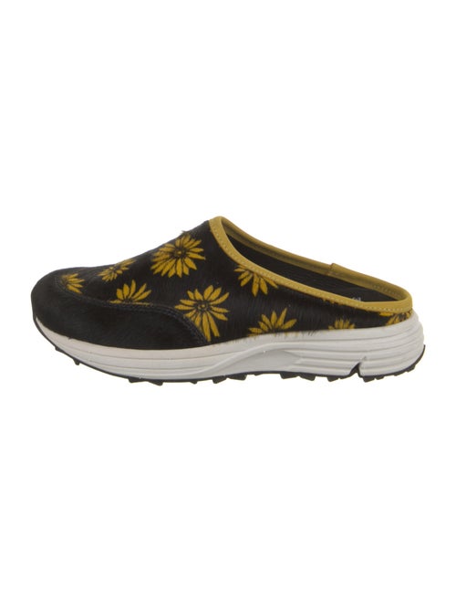 Diemme Ponyhair Floral Print Mules