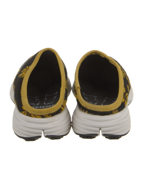 Diemme Ponyhair Floral Print Mules