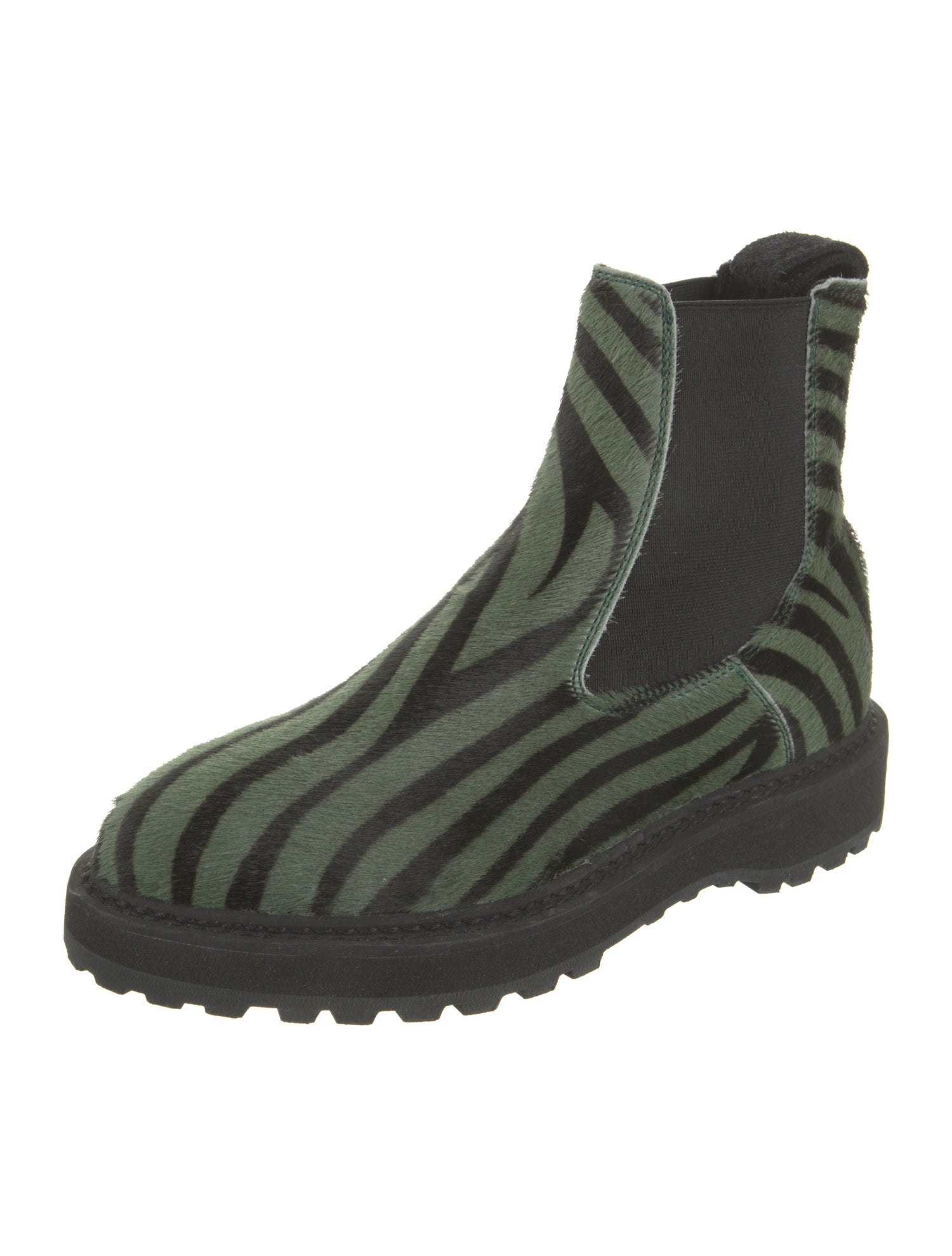 Diemme Ponyhair Striped Chelsea Boots