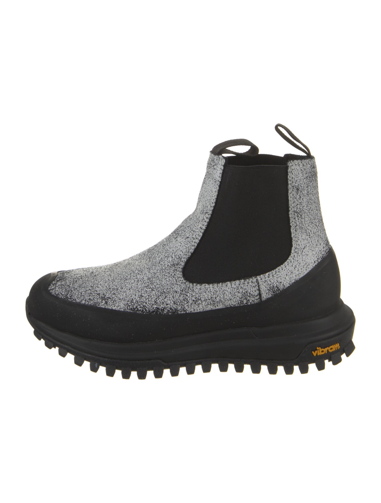 Diemme Leather Animal Print Chelsea Boots