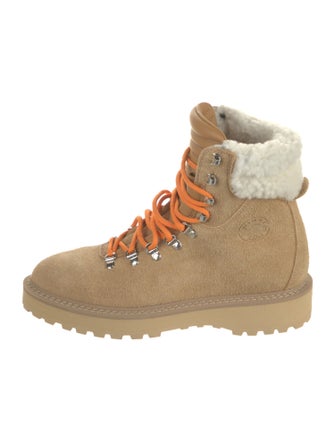 Diemme Suede Fur Trim Hiking Boots