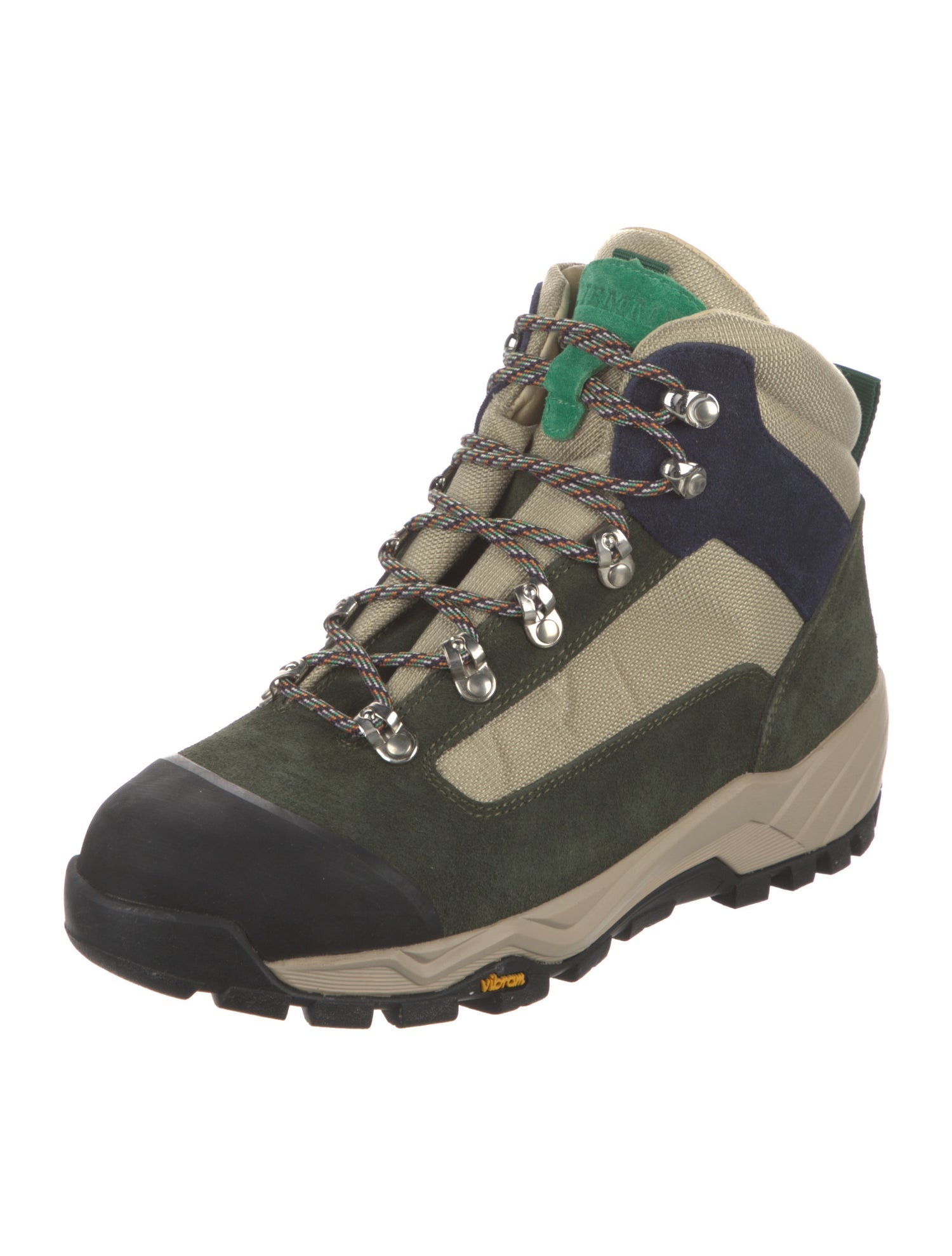 Diemme Suede Colorblock Pattern Athletic Sneakers