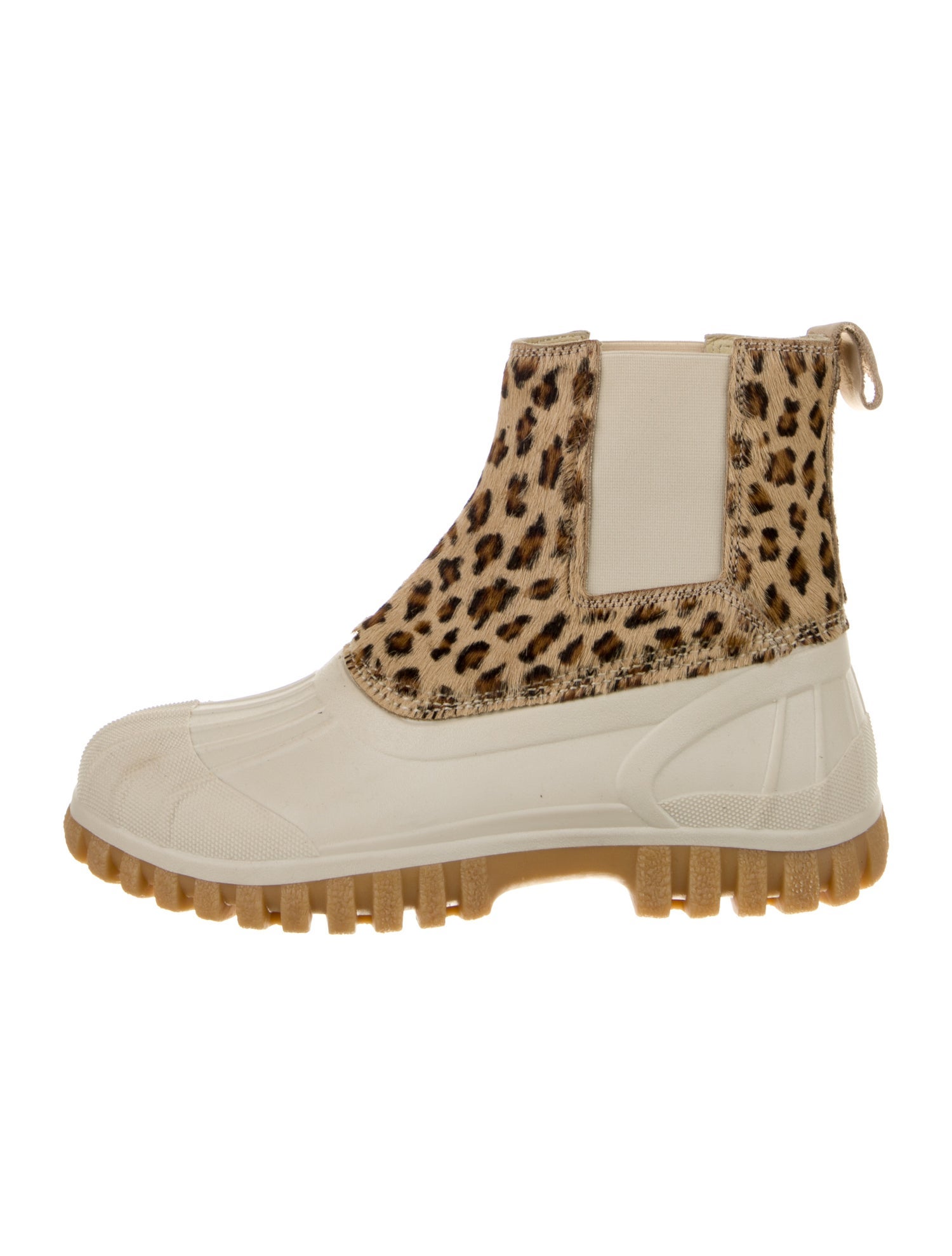 Diemme Calf Hair Animal Print Chelsea Boots