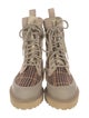 Diemme Houndstooth Print Hiking Boots