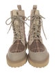 Diemme Houndstooth Print Hiking Boots