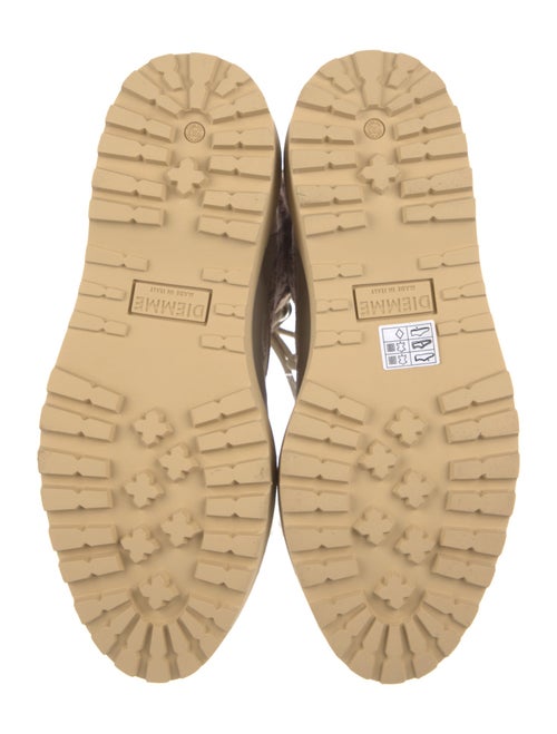 Diemme Houndstooth Print Hiking Boots