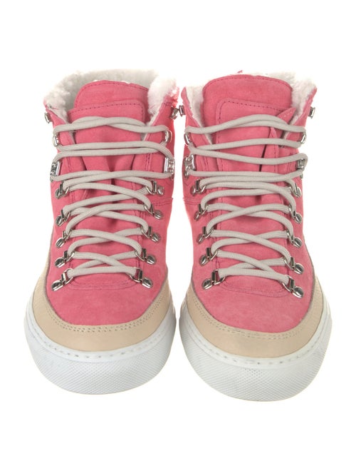 Diemme Suede Colorblock Pattern Hiking Boots