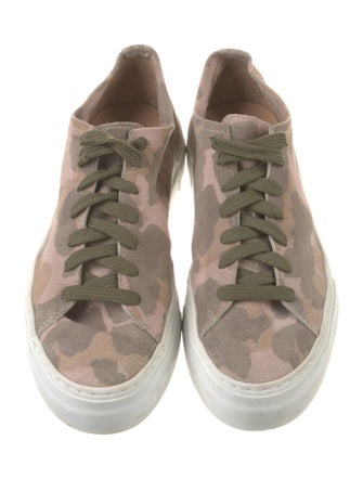 Diemme Suede Camouflage Print Sneakers