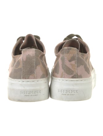 Diemme Suede Camouflage Print Sneakers