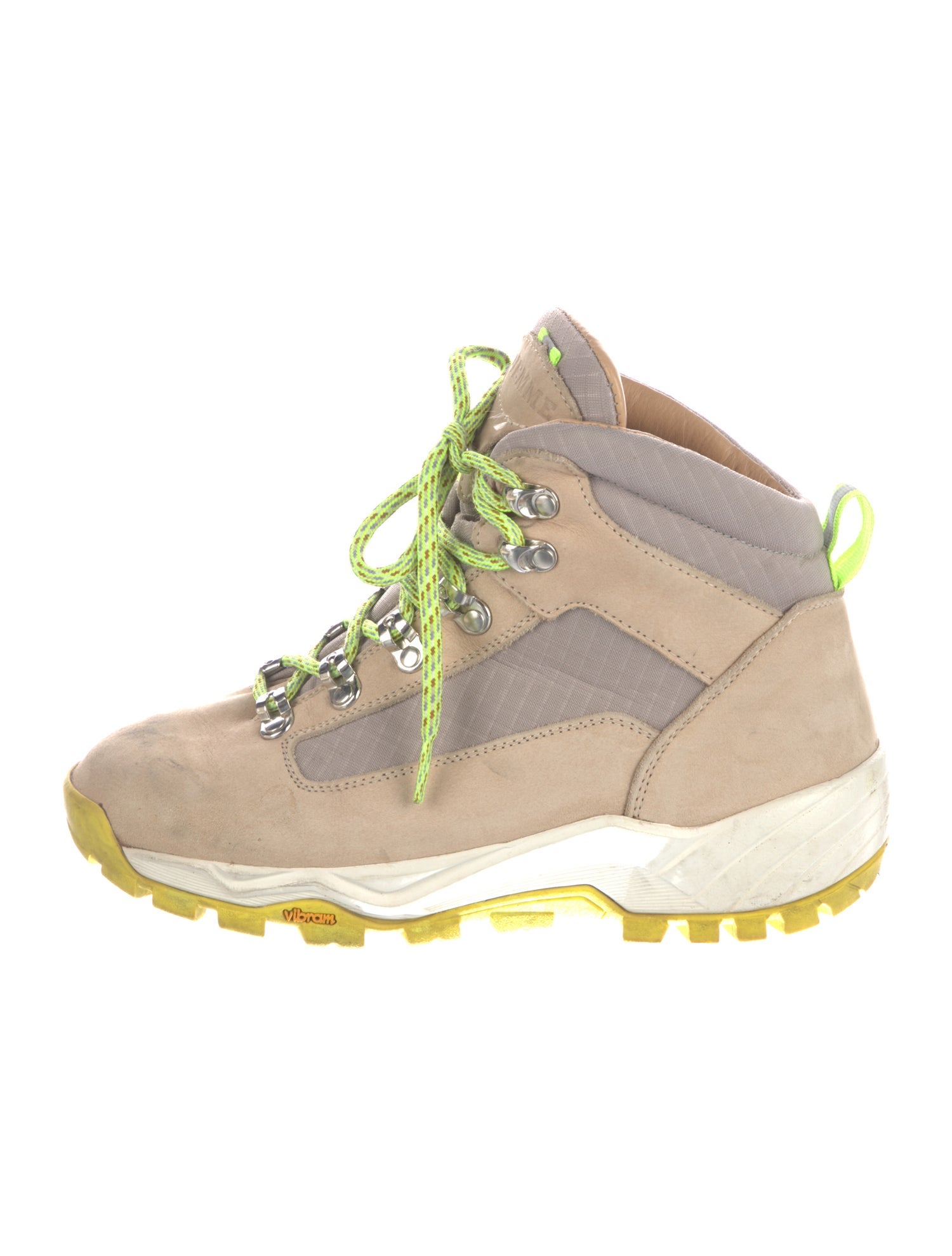 Diemme Suede Colorblock Pattern Hiking Boots