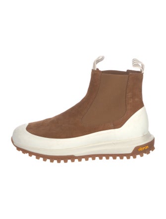 Diemme Suede Colorblock Pattern Sock Sneakers