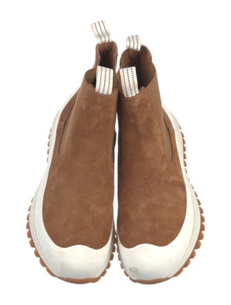 Diemme Suede Colorblock Pattern Sock Sneakers