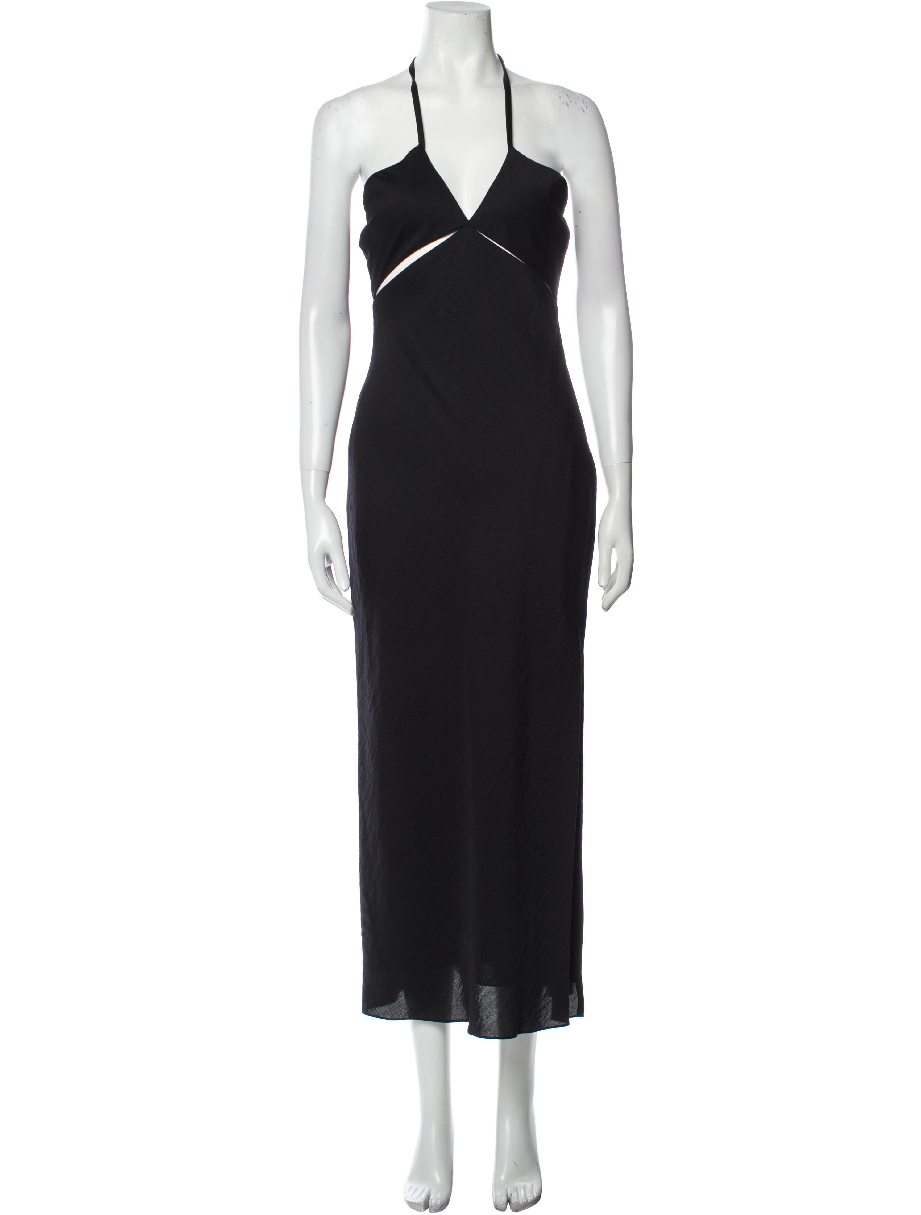 Marina Moscone Halterneck Long Dress w/ Tags