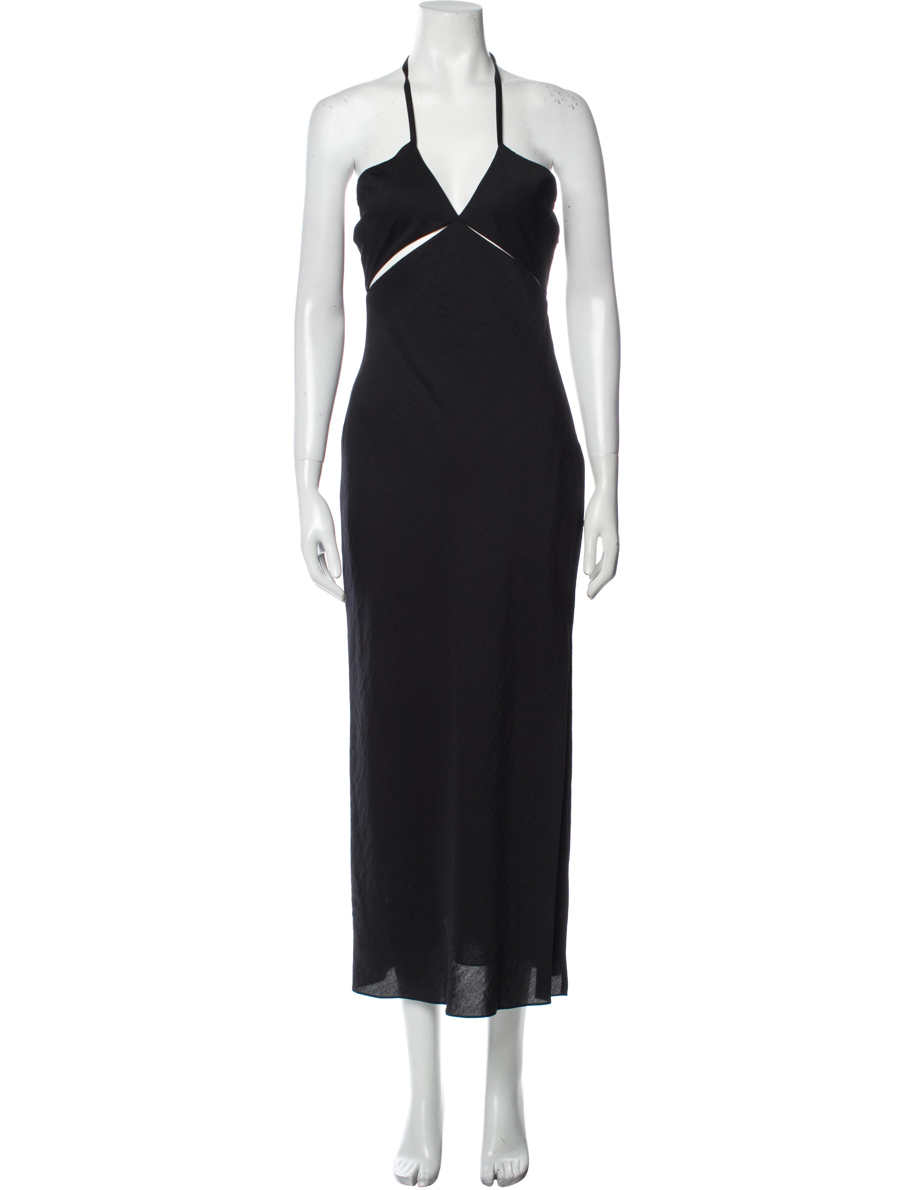 Marina Moscone Halterneck Long Dress w/ Tags