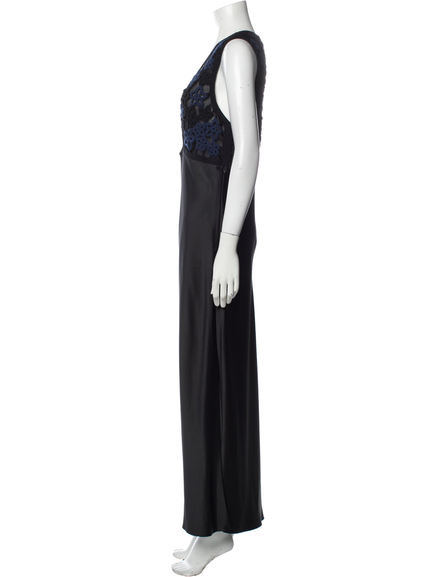 Marina Moscone V-Neck Long Dress w/ Tags