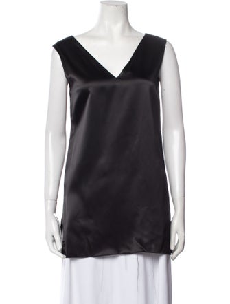 Marina Moscone V-Neck Sleeveless Tunic