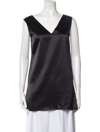 Marina Moscone V-Neck Sleeveless Tunic