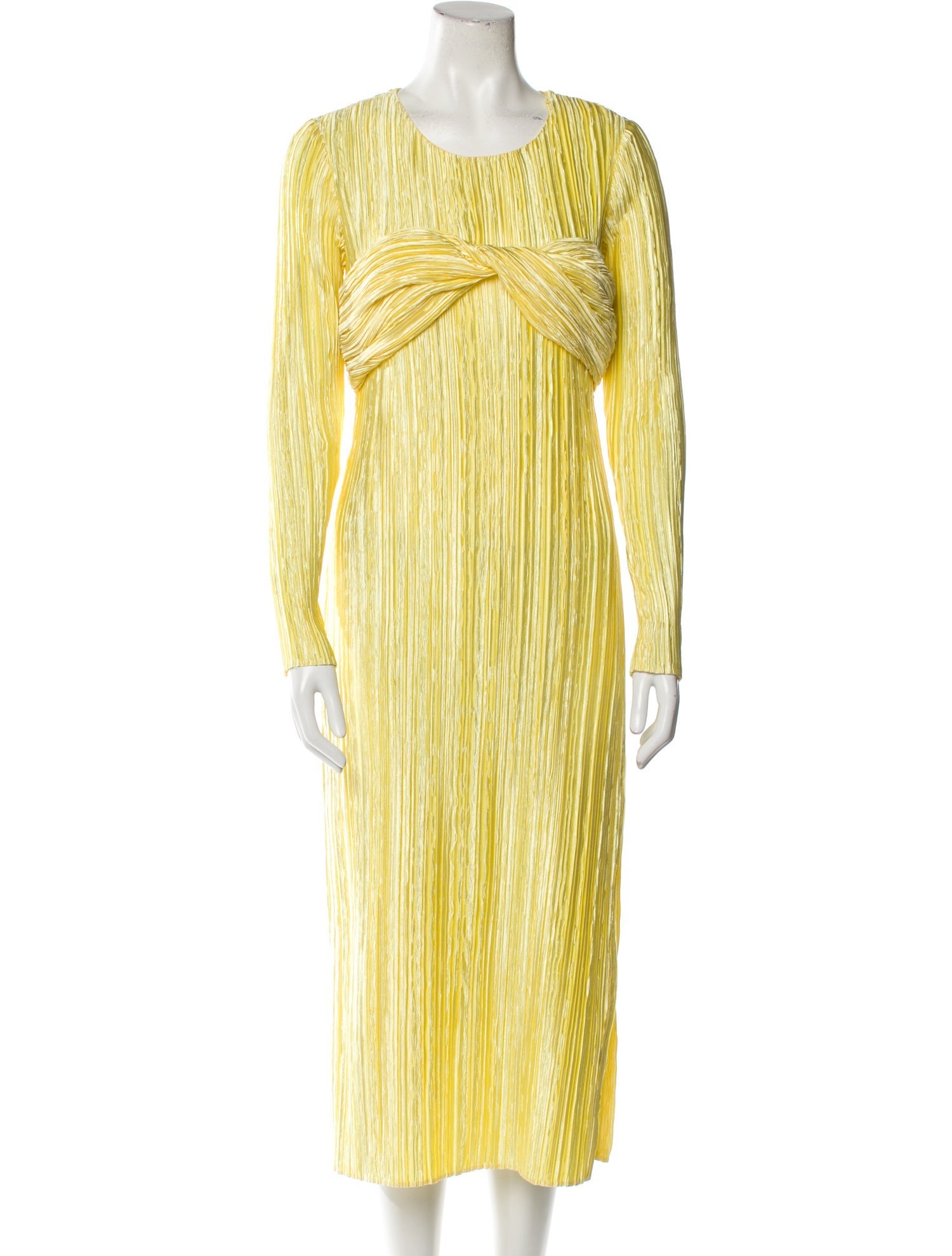 Marina Moscone Scoop Neck Long Dress