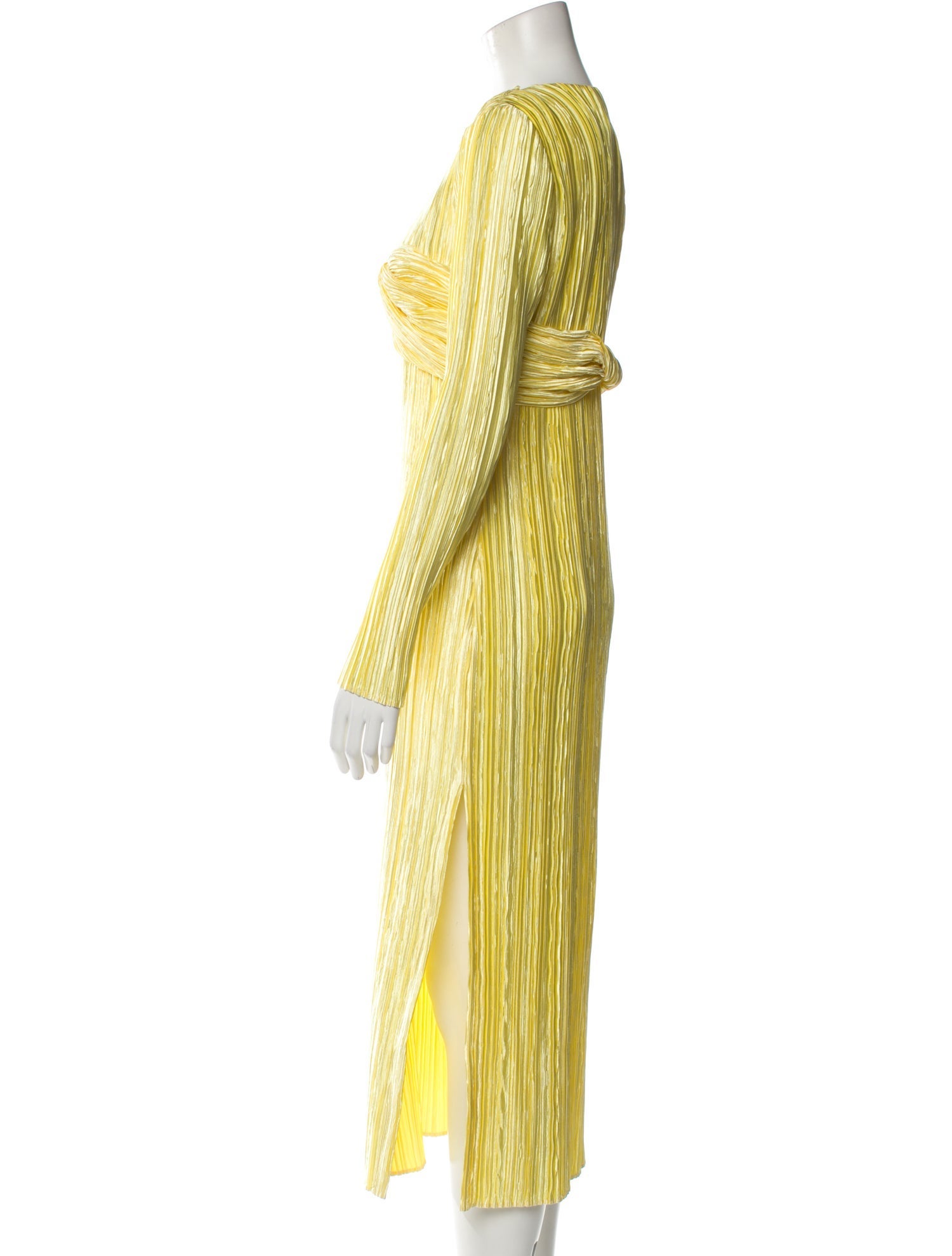 Marina Moscone Scoop Neck Long Dress