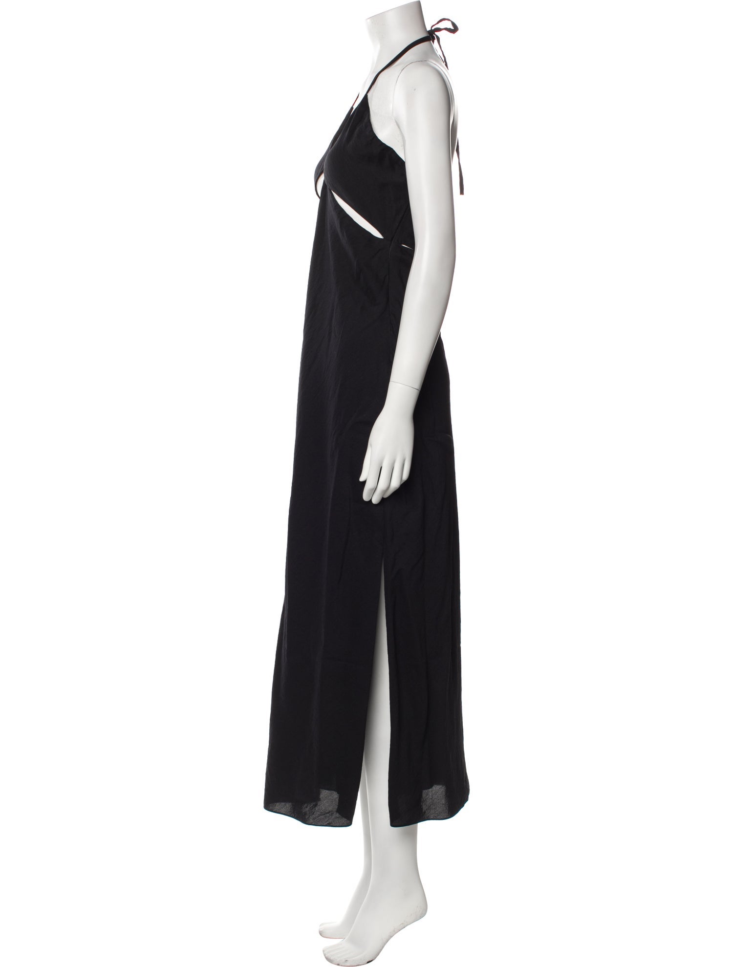 Marina Moscone Virgin Wool Midi Length Dress