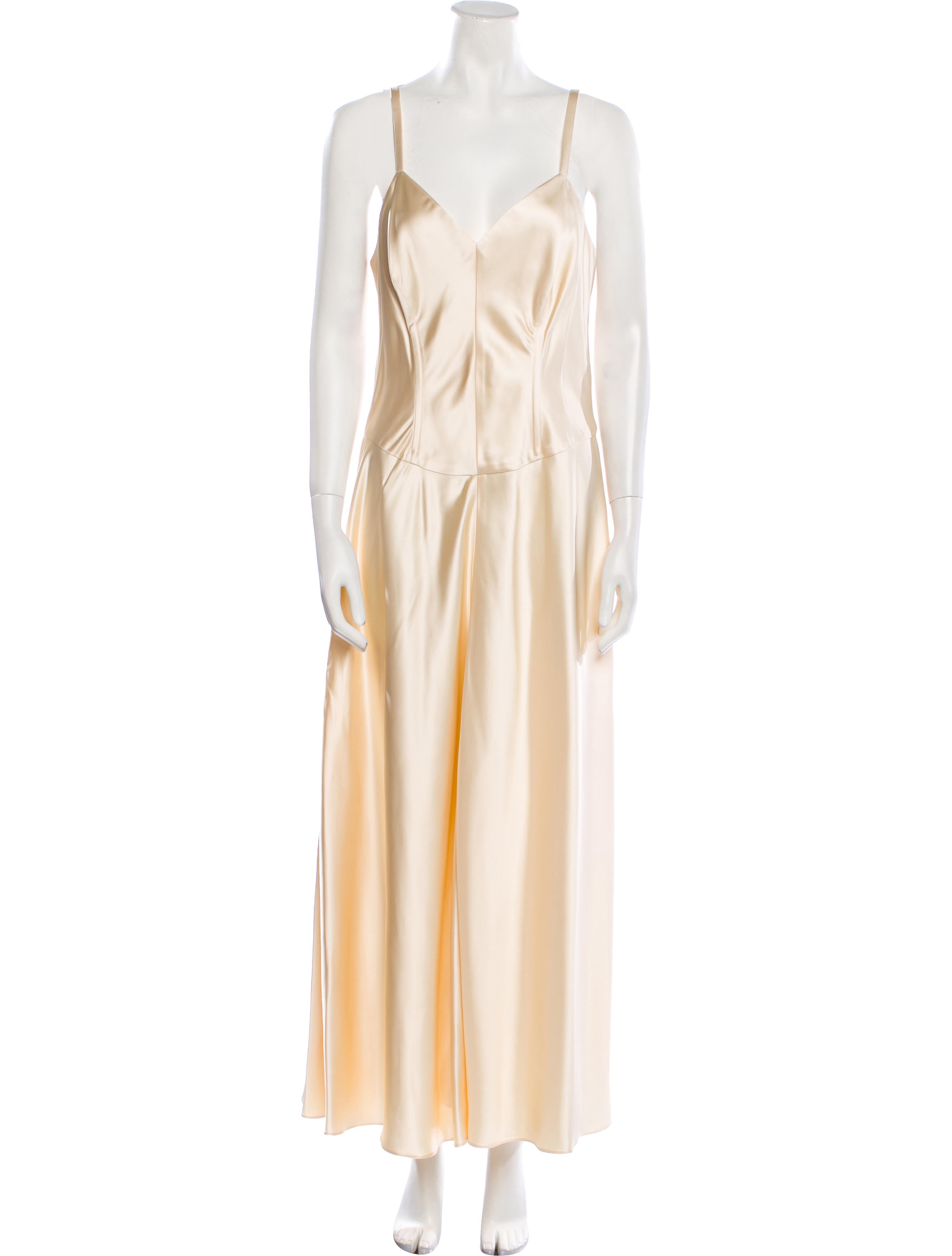 Marina Moscone V-Neck Long Dress w/ Tags