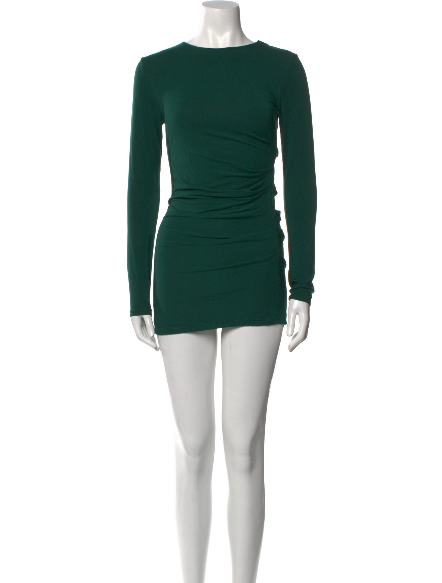 Marina Moscone Crew Neck Long Sleeve Tunic