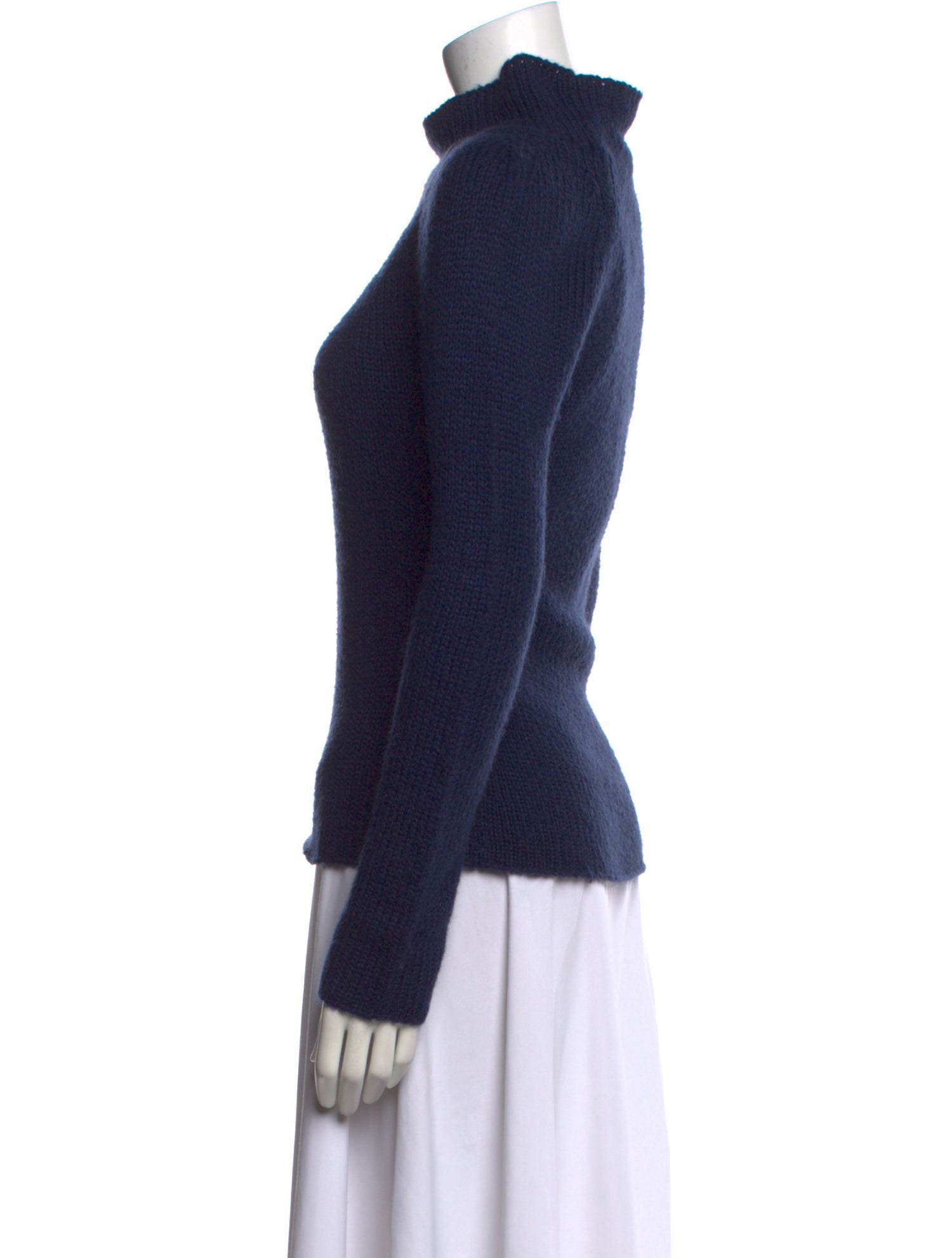 Marina Moscone Mock Neck Sweater