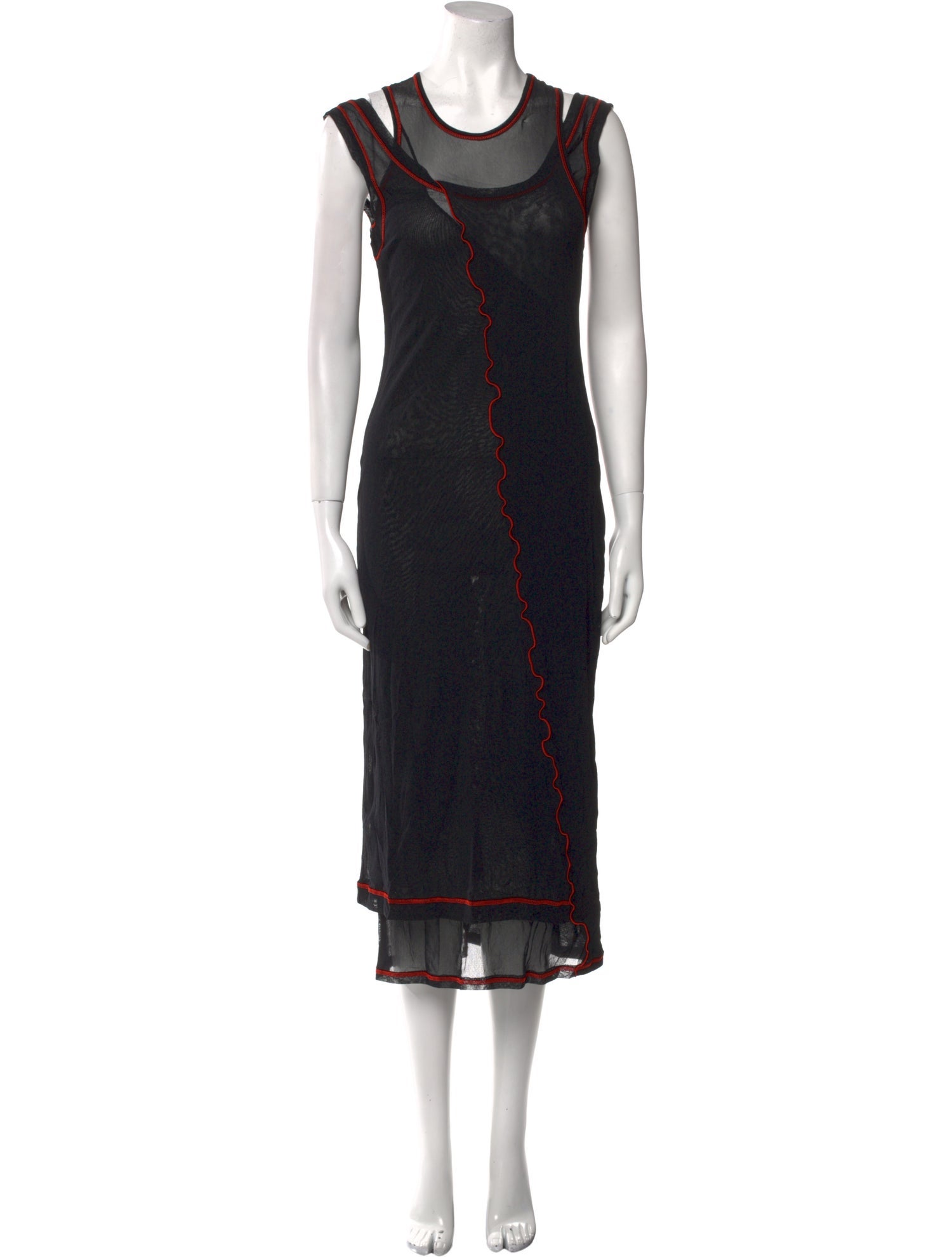 Marina Moscone Scoop Neck Long Dress w/ Tags