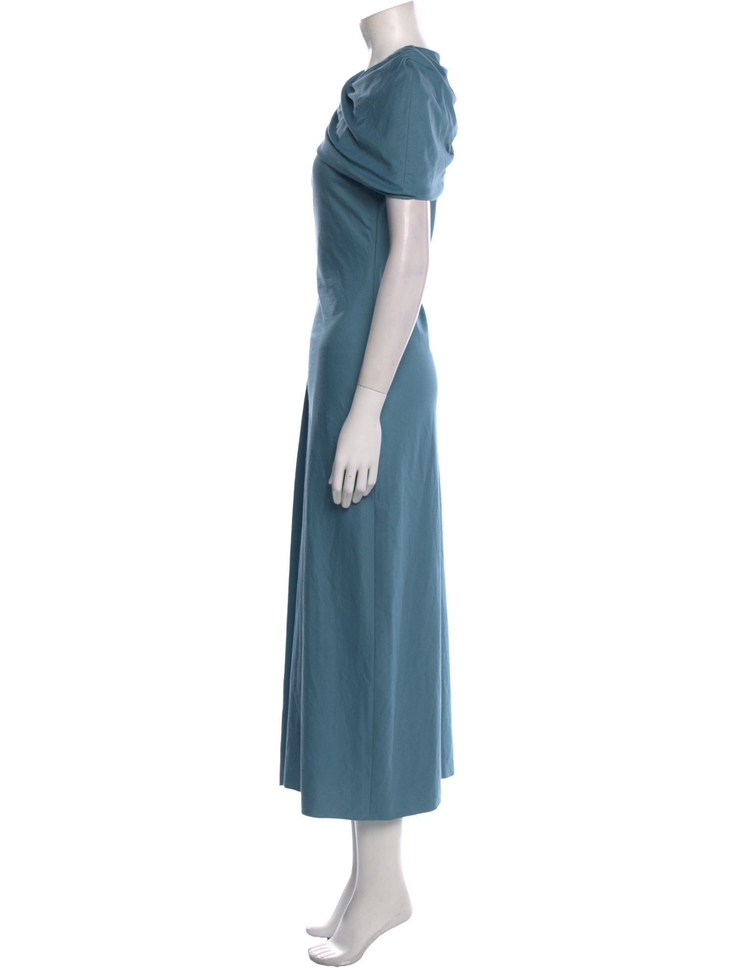 Marina Moscone Asymmetrical Long Dress