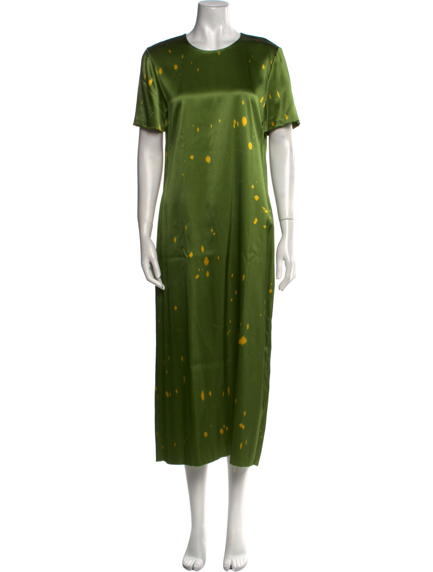 Marina Moscone Printed Long Dress