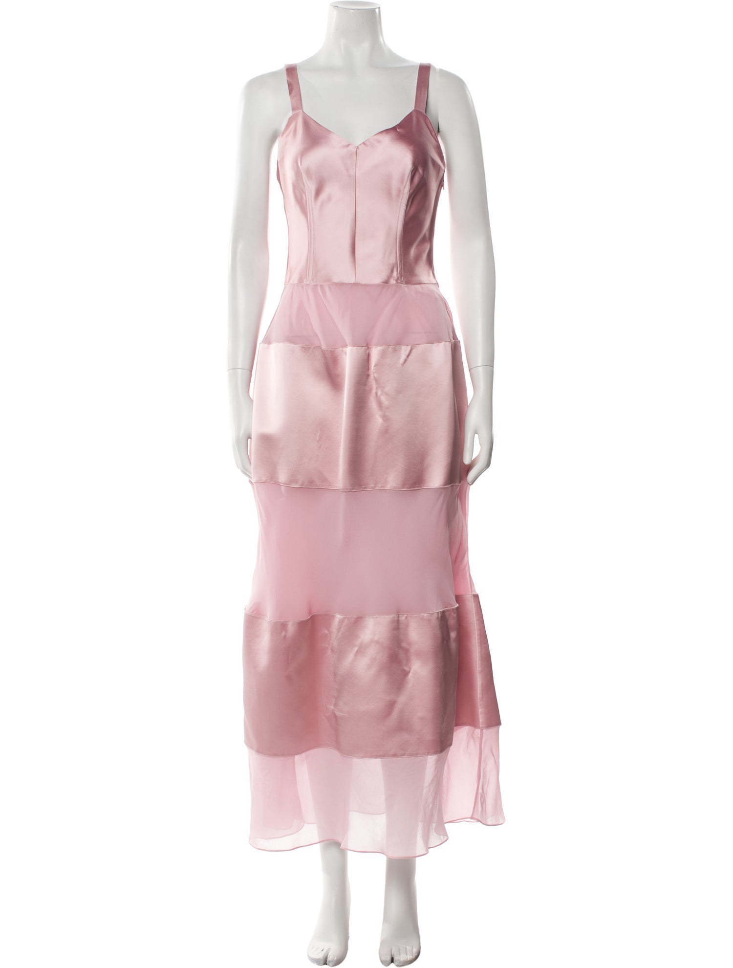 Marina Moscone V-Neck Long Dress w/ Tags