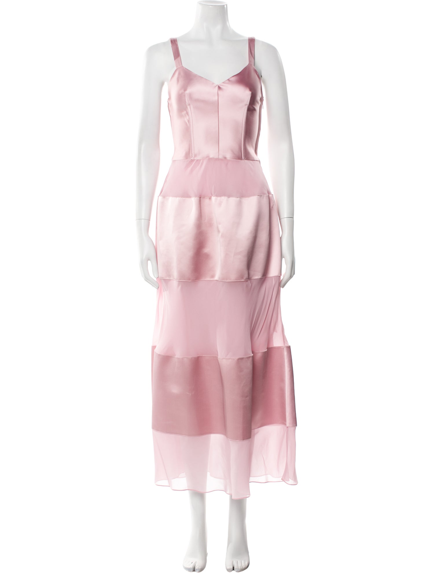 Marina Moscone V-Neck Long Dress w/ Tags